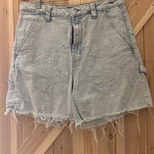 Wild Fable Paint Splatter Jean Shorts